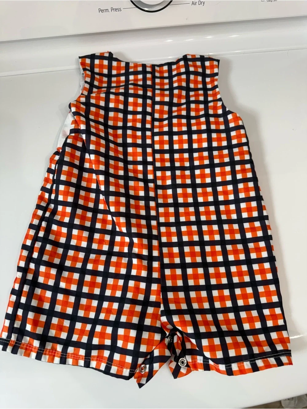 Boys Auburn Tiger smock Jon Jon